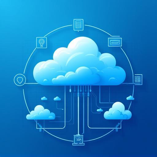 Cloud architecture illustration